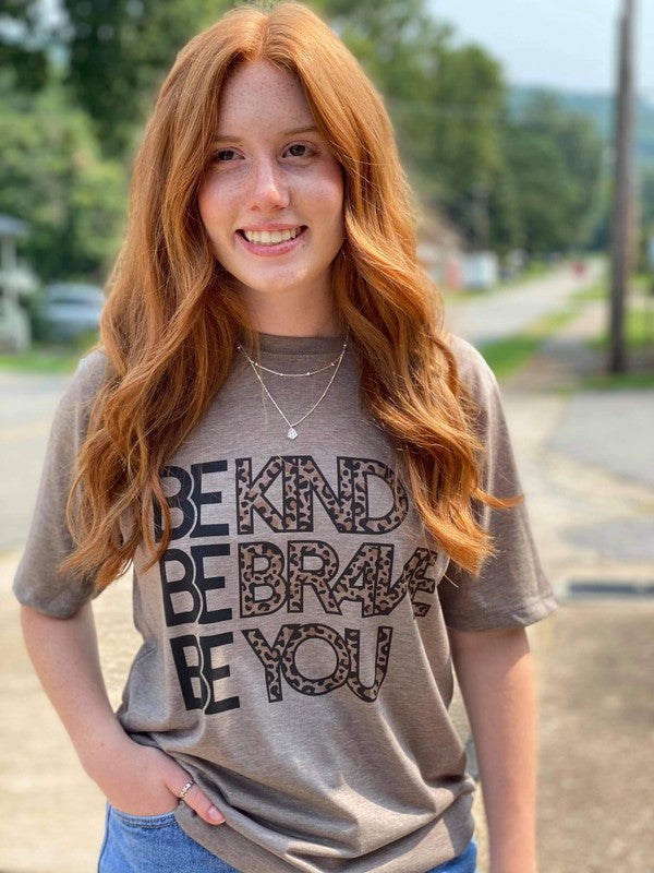 Be Kind, Be Brave, Be You Tee | Plus Size