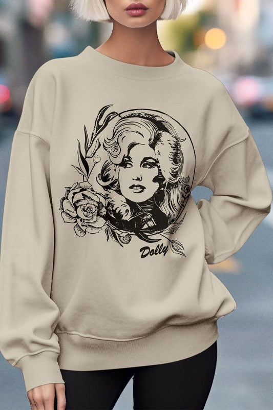 Dolly Graphic Sweatshirt | Available in 2 Colors