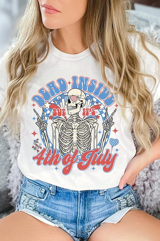 Dead Inside 4th of July Graphic Tee | Available in 8 Colors