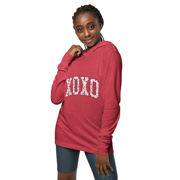 XOXO Valentine's Hooded Long Sleeve Tee | Available in 3 Colors