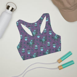 Deep Sea Creatures Girls' Seamless Sports Bra (Ages 3 - 11)