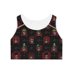 Rock N Roll Never Gets Old Skull Sports Bra