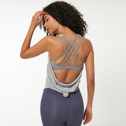 Athletic Criss Cross Tank Top