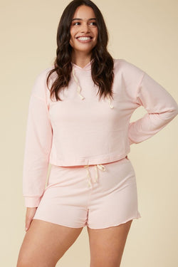 ALAMAE APPAREL - French Terry Cropped Hoodie | Available in 6 Colors