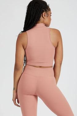 High Neck Cut Off Tank | Available in 5 Colors
