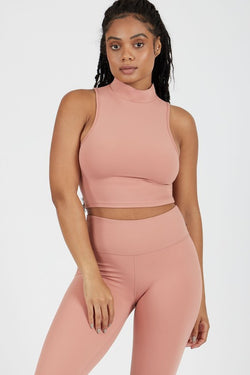 High Neck Cut Off Tank | Available in 5 Colors