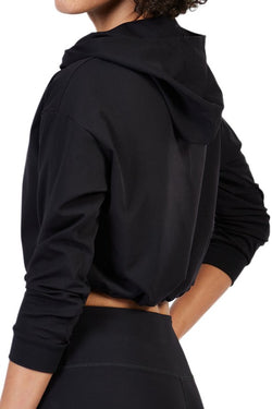 ALAMAE APPAREL - Brushed Nylon Cropped Hoodie | Available in 5 Colors