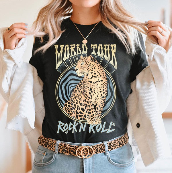 World Tour Rock & Roll Graphic Tee