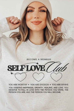 Self Love Club Sweatshirt | Plus Size