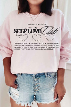 Self Love Club Sweatshirt | Plus Size