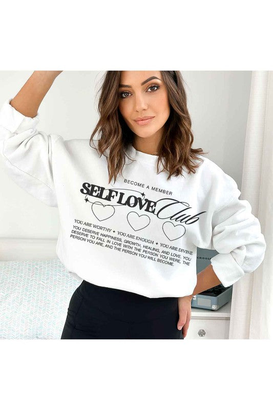 Self Love Club Sweatshirt | Plus Size | Available in 5 Colors