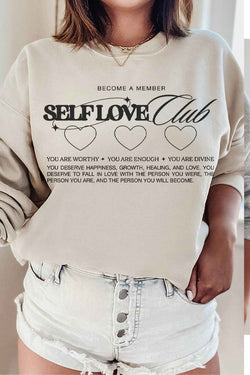 Self Love Club Sweatshirt | Plus Size