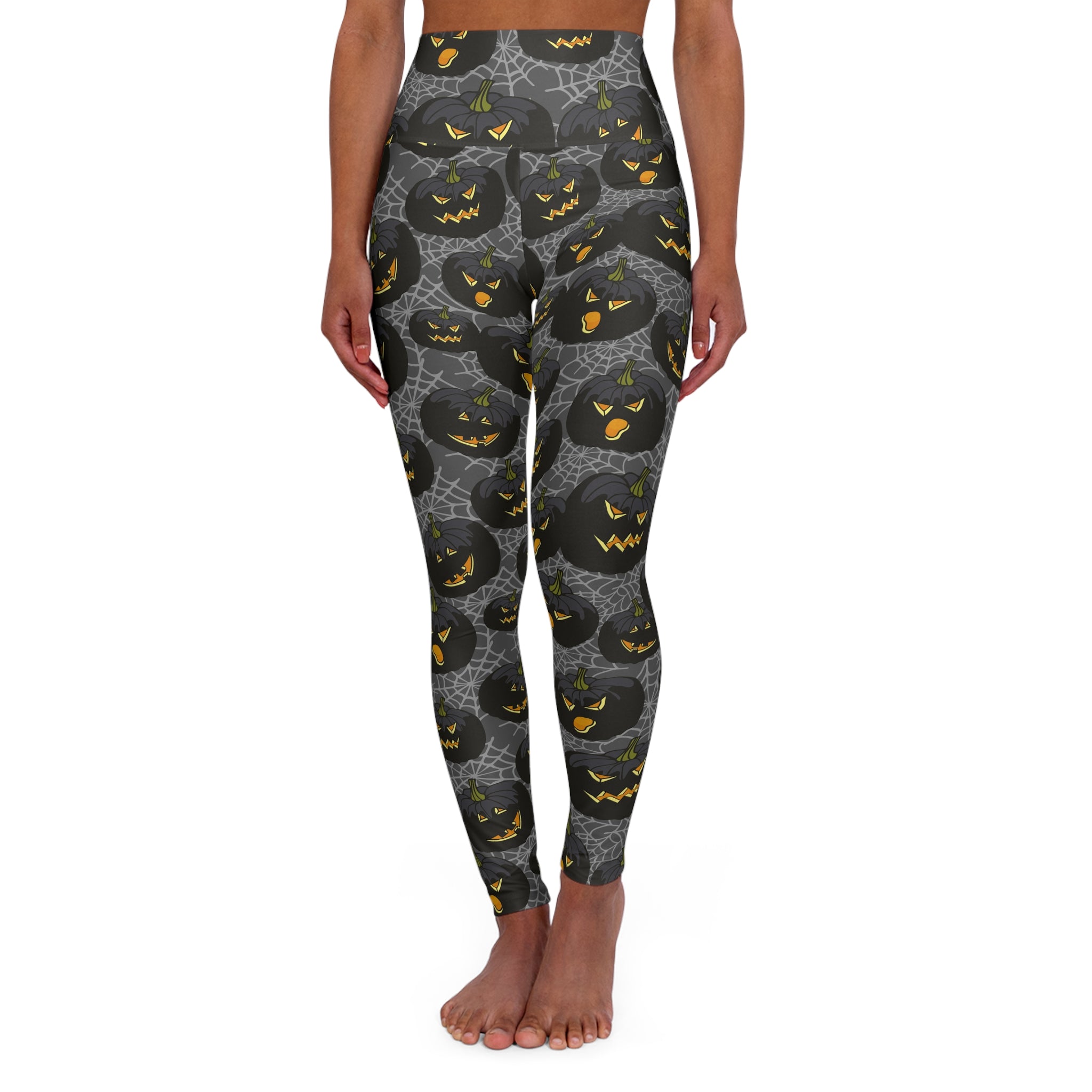 SHE REBEL - Angry Pumpkins Leggings