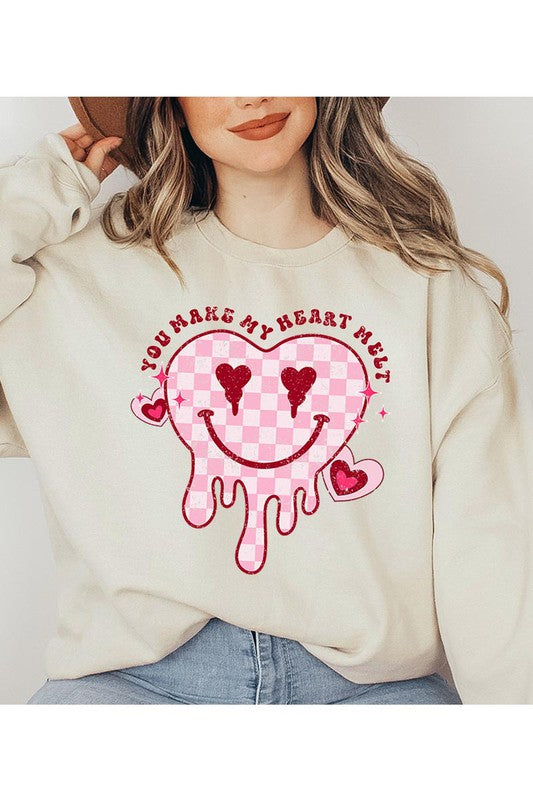 You Make My Heart Melt Sweatshirt | Available in 6 Colors