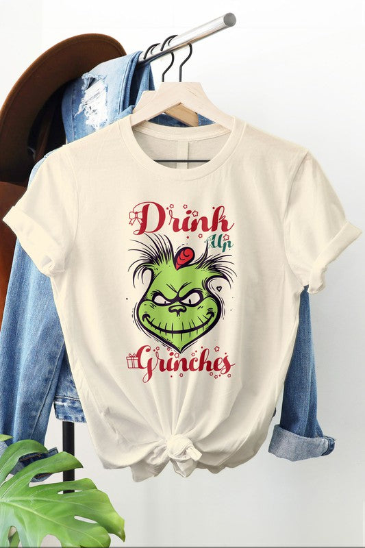 Drink Up Grinches Grinch Graphic Tee