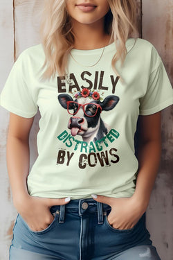 Easily Distracted by Cows Tee