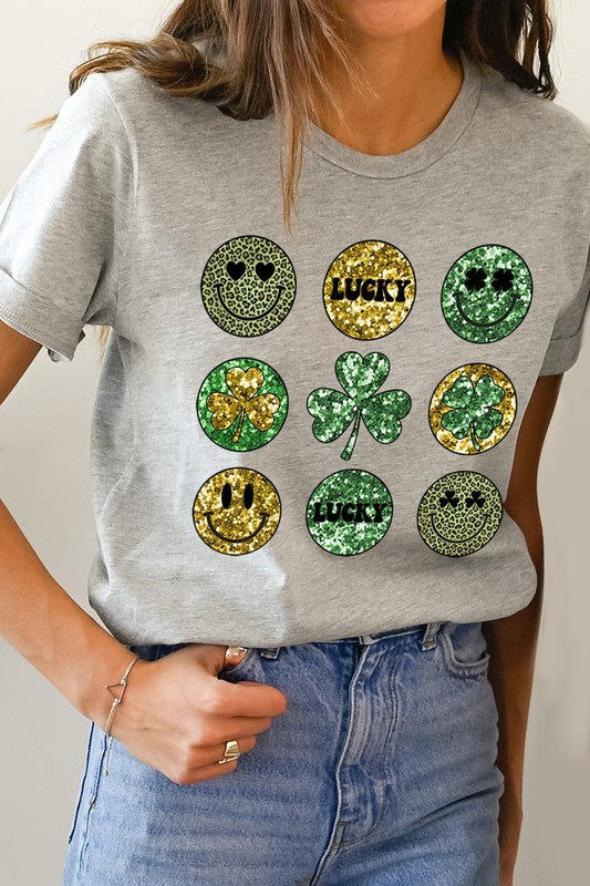 Smile Face St Patrick's Day Tee