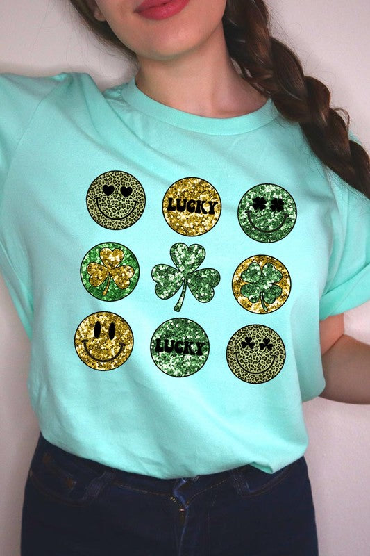 Smile Face St Patrick's Day Tee