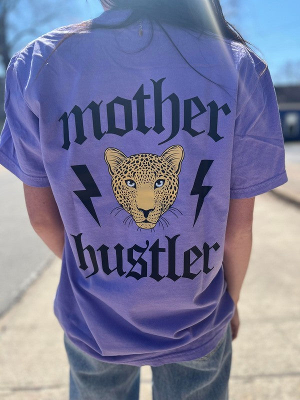 Mother Hustler Tee In Violet