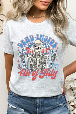 Dead Inside 4th of July Graphic Tee