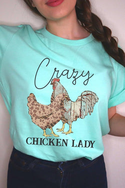 Crazy Chicken Lady Graphic Tee