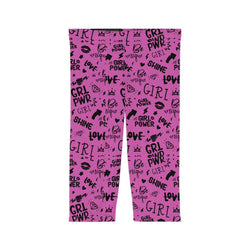 Girl Power Capri Leggings