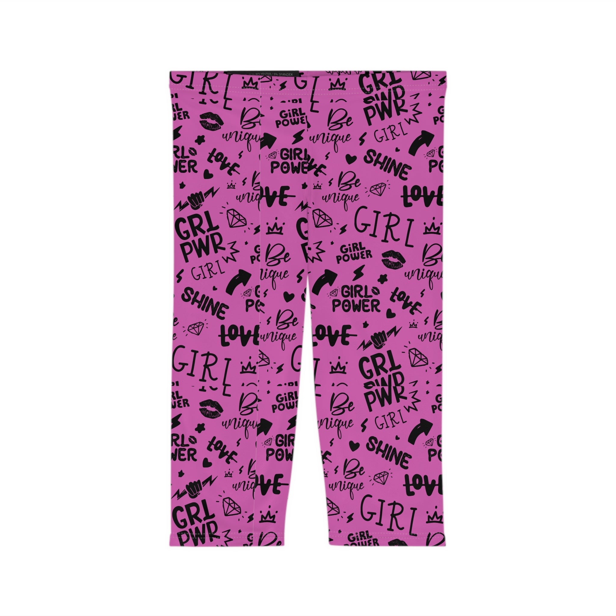Girl Power Capri Leggings