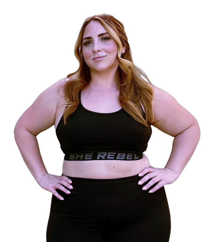 SHE REBEL - Girl Power Sports Bra – She Rebel Fitwear