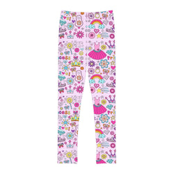 SHE REBEL - My Little Princess Girls' Leggings (Ages 18 M - 12 Years)