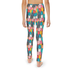 SHE REBEL - Kitty Heaven Girls' Leggings (Ages 18 M - 12 Yrs)