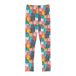 SHE REBEL - Kitty Heaven Girls' Leggings (Ages 18 M - 12 Yrs)