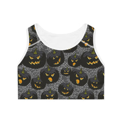 Angry Pumpkins Sports Bra