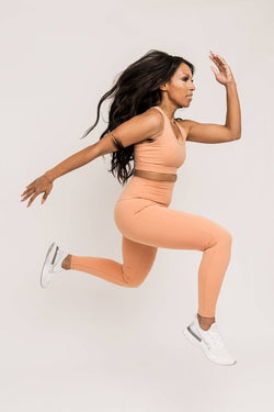 Classic Venus Sports Bra in Peach