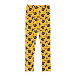 SHE REBEL - Sunflower Kitty Youth Full-Length Leggings (18 M - 12 Years)