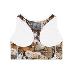 Kitty Lover Sports Bra