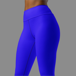 Electric Blue Yoga Leggings