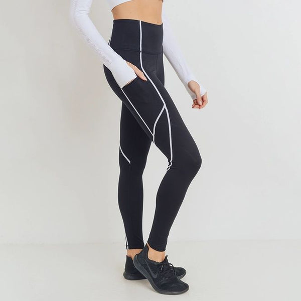 Splice Leggings with Contrast Seams | Only A Few Left!