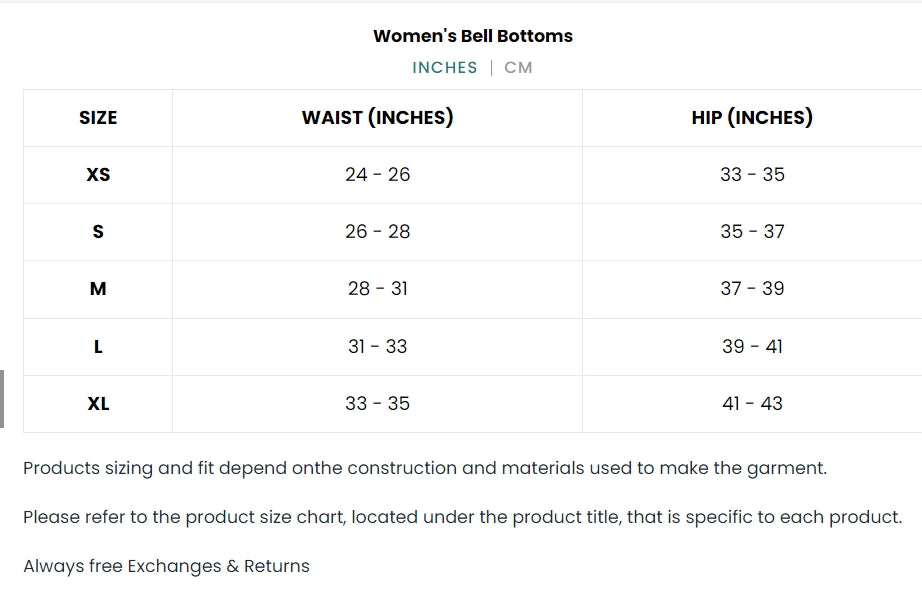 Humble Warrior Printed Bell Bottoms