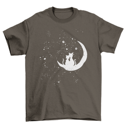 Cat Moon Love T-shirt