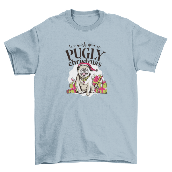 Pugly Christmas Tee | Available in 5 Colors