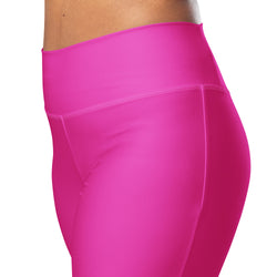 Shocking Magenta Flare Leggings