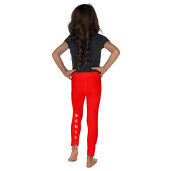 MKV Kids' Leggings in Basic Red