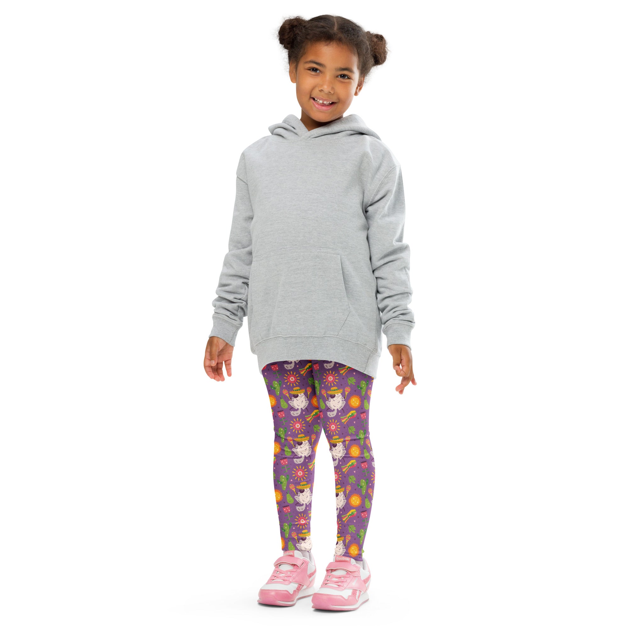 Festive Chinchillas Kid's Leggings (Ages 2 - 7)