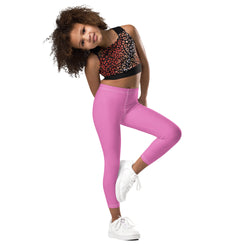 SHE REBEL - Pretty in Pink Kid's Leggings (Ages 2 - 7)
