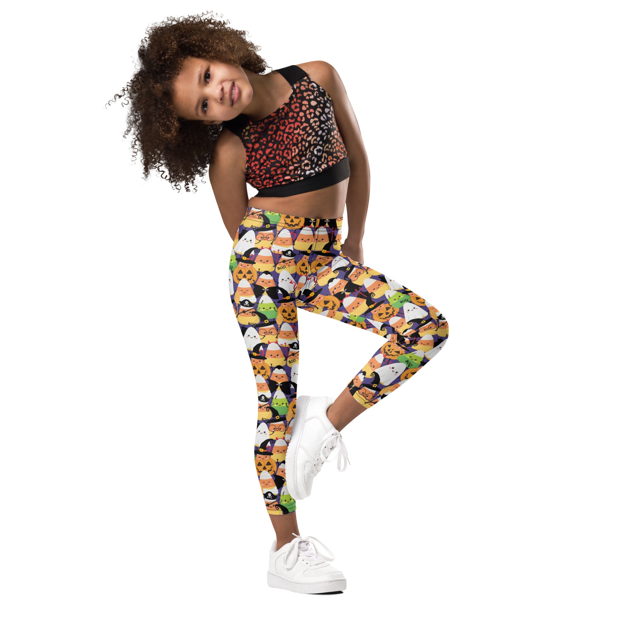 Halloween Candy Corn Kid's Leggings