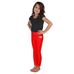 MKV Kids' Leggings in Basic Red