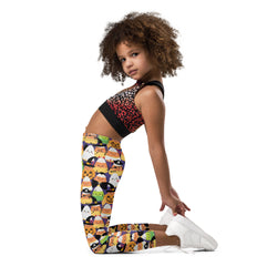 Halloween Candy Corn Kid's Leggings