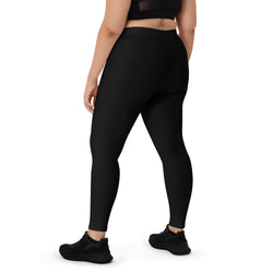Basic Black Mid-Waist Leggings