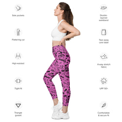 Girl Power Leggings with Pockets | All Sizes