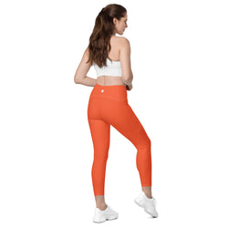 Burnt Orange Leggings with Pockets | All Sizes
